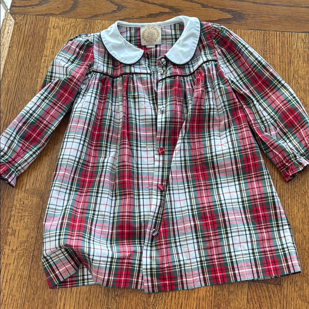 Beaufort Bonnet Plaid Dress with Peter Pan Collar